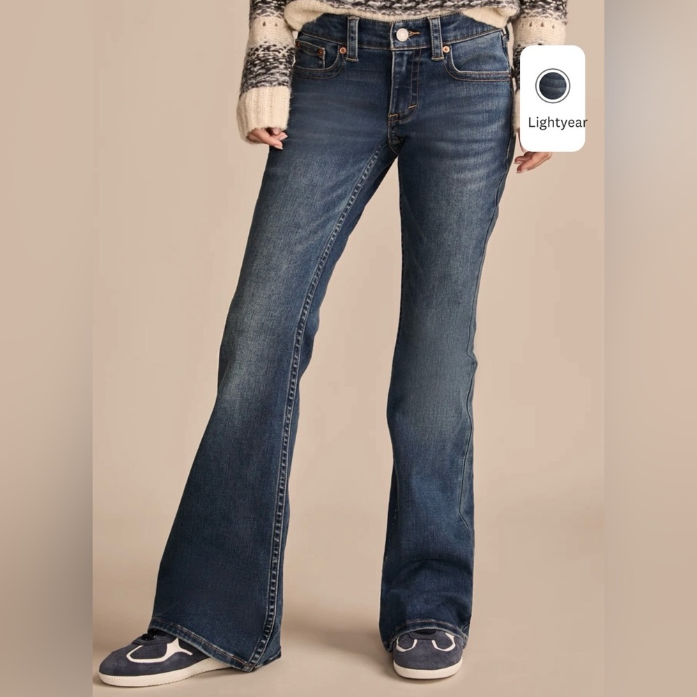 Lucky Brand Dark Wash Flare Jeans - Picture 1 of 11